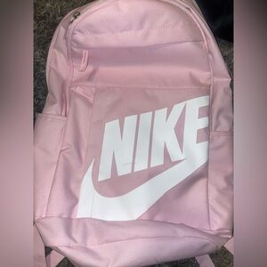 Pink Nike backpack